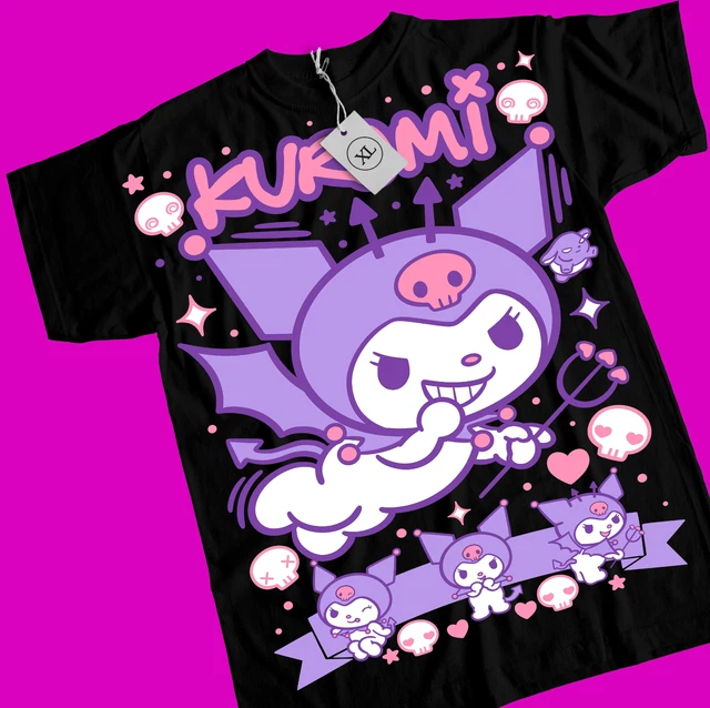 Pull à Capuche Sanrio My Melody Et Kuromi - Taille Unique Unisexe - Coton