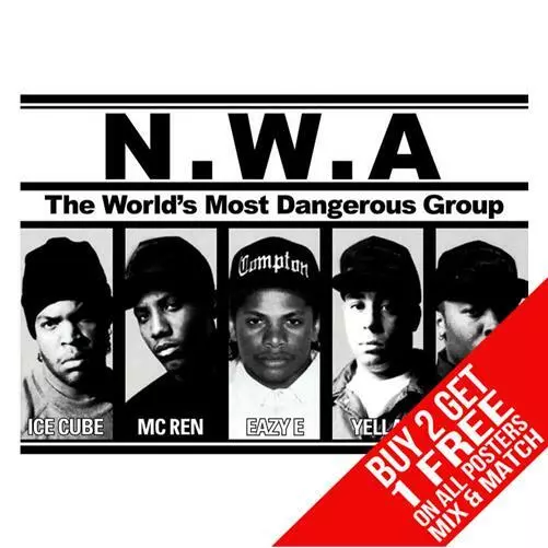 Nwa Bb1 Poster Art Print A4 A3 Size - Buy 2 Get Any 2 Free