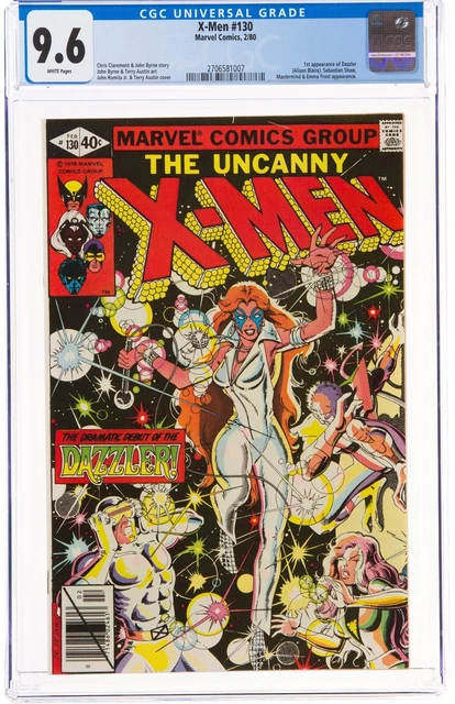 X-Men #130 (Feb 1980 Marvel, Comics) CGC 9.6 NM+ | 1st appearance of Dazzler