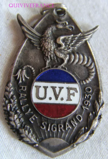 Bg9898 - Medaille Rallye Sigrand 1930 Union Velocypedique Française