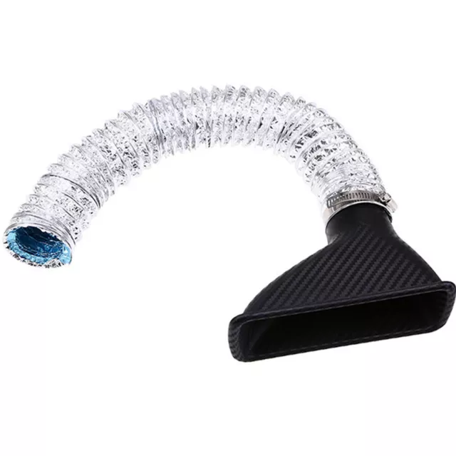 Car Turbo Air Intake Hose Air Funnel Turbine Inlet Pipe Carbon Fiber Look Parts