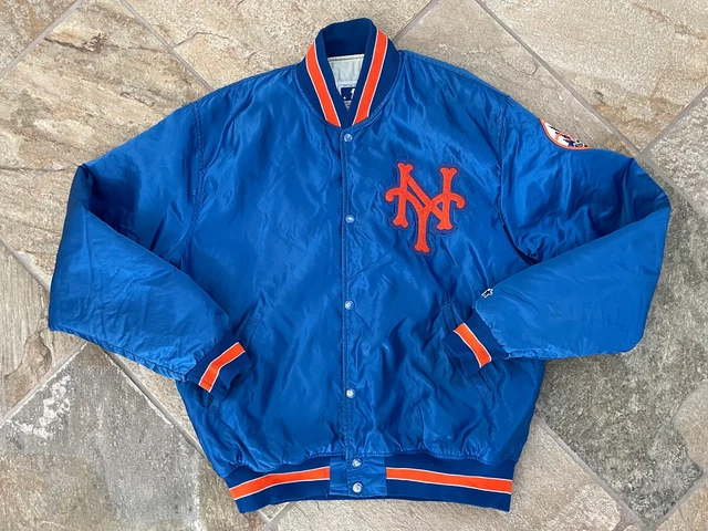 Vintage New York Mets Starter Satin Baseball Jacket, Size XL