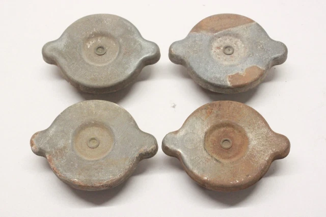 Lot/4 Corvette Chevelle Camaro 15# AC Radiator Cap Hollow Rivet Big Ear RC-15
