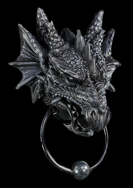 Heurtoir de Porte Avec Dragon Tête - Porte Knocker Déco Porte