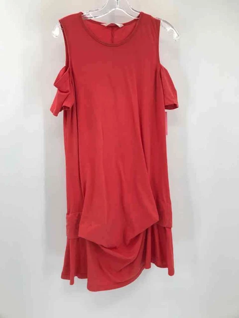 Pre-Owned Luna Luz Red Size Small Short Short Sleeve Dress