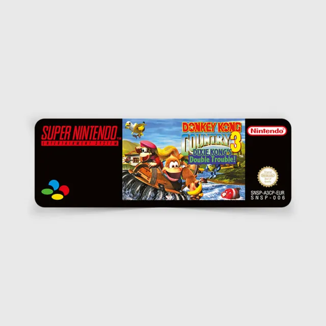 Étiquette SNES / Label : Donkey Kong Country 3