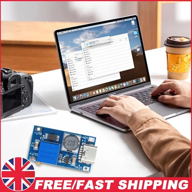 Módulo Convertidor DC-DC Step Up Boost 2-24V A 80W 4A - Salida Ajustable 3-30V CCCV, Sin Marca