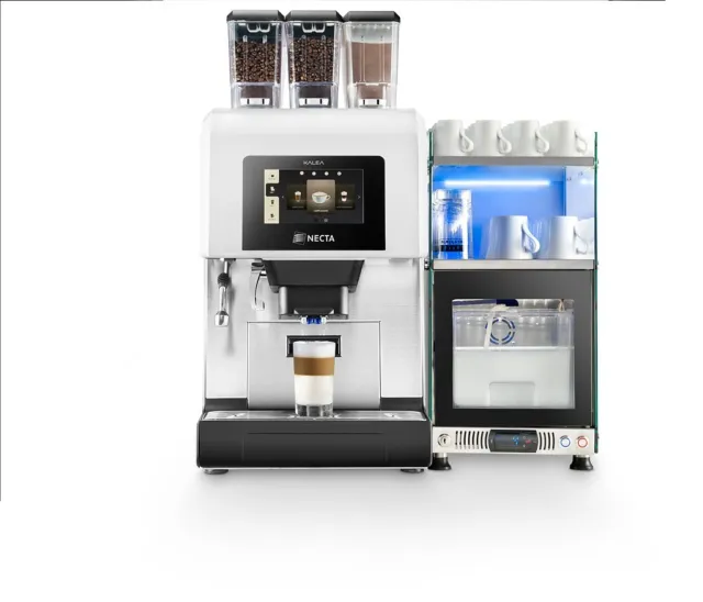 NECTA KALEA AUTOMATIC FRESH MILK coffee machine -100 cups per hr  (NEW)