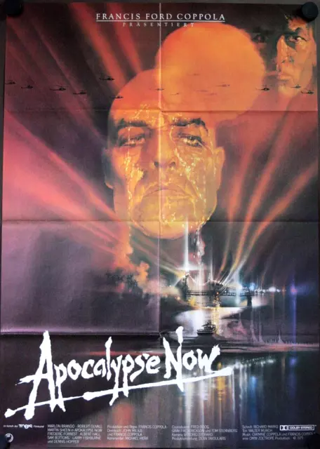 Apocalypse Now German movie poster A1 Francis Ford Coppola Brando Sheen Bob Peek