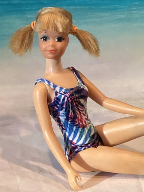 MAILLOT DE BAIN tropical vintage PJ Barbie Mattel Francie 1966 mignon HTF rare EUR 171 58 PicClick FR
