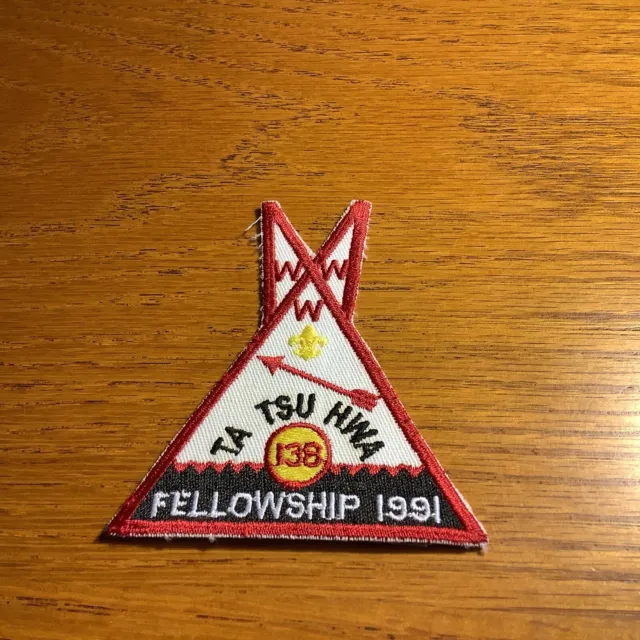 OA Lodge 138 Ta Tsu Hwa 1991 Fall Fellowship Patch