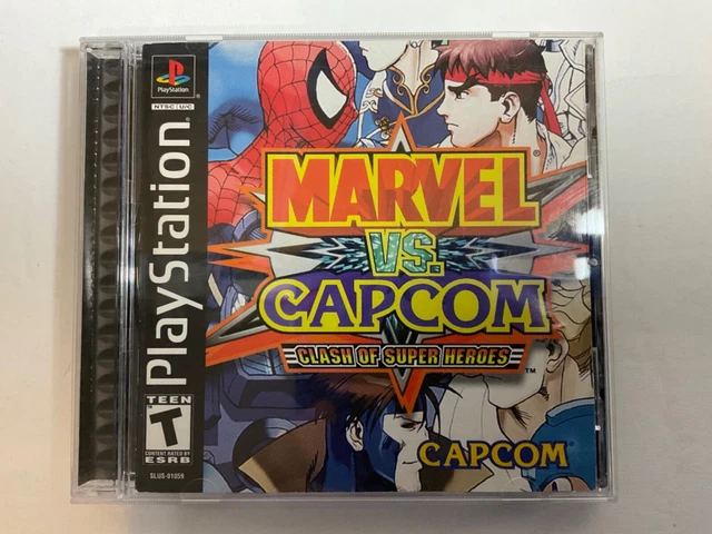 MARVEL VS CAPCOM Clash of Super Heroes Tested PlayStation PS1 $121.72 ...