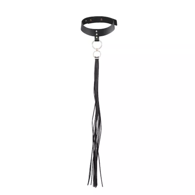 Bijoux Indiscrets Tassel Choker Black 3 in 1 Quasten Halsband schwarz