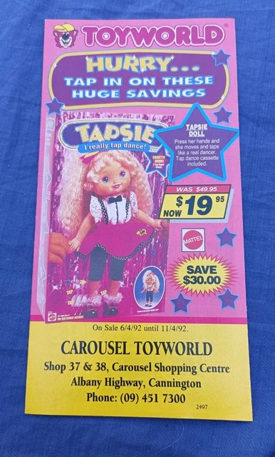 OLD VINTAGE 10 X April 1992 Toyworld Toy Catalogue Cannington