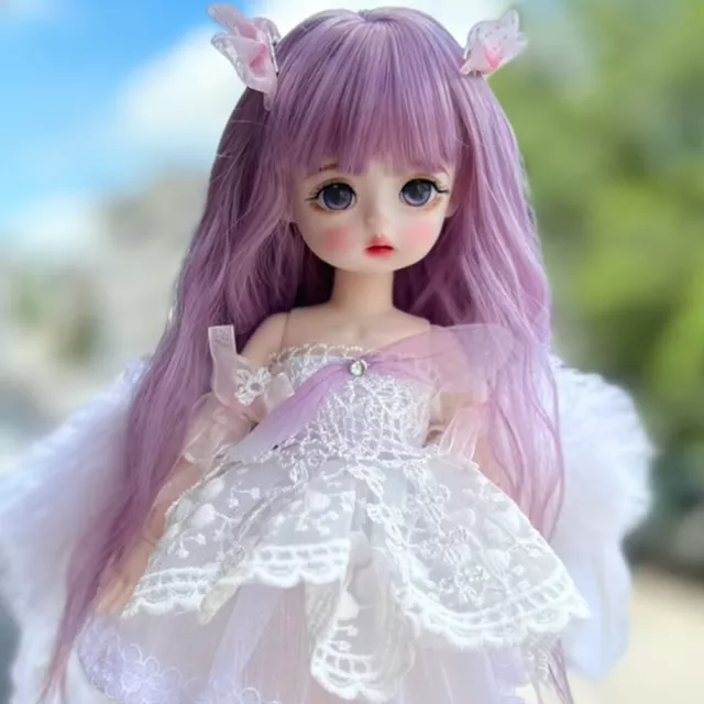 1/6 Movable Jointed Princess Dolls BJD Doll with Clothes Mini 30cm Cute Girls 3