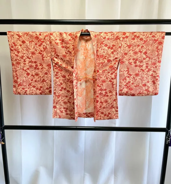 Vintage Japanese Haori Jacket - Antique Haori Silk Kimono Jacket