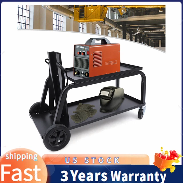 Welder Welding Cart Plasma Cutter MIG TIG Universal Storage Tanks Professional