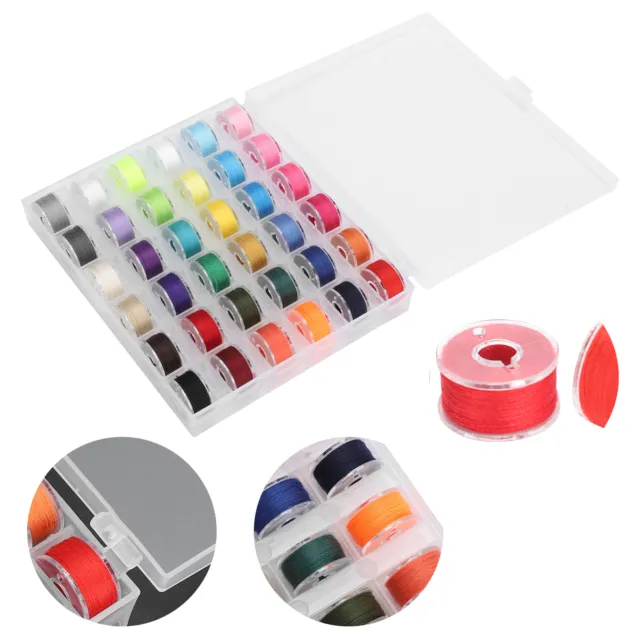 Bobbins Set Multiple Easy To Use Replacement Color Bobbins 36 Grids Boxed For