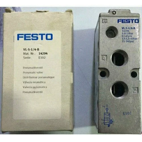 Buy Festo Pneumatic Valve Vl-5-1/4 9199. Goods In Stock Pneumatic Buy Festo Pneumatic Valve Vl-5-1/4 9199. Goods In Stock Pneumatic