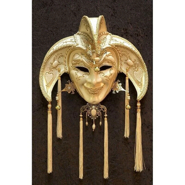 PORCELAINE & FAIENCE Lot De 2 Masques Venitien, Décoratifs, Carnavale + 1 Boitie EUR 65,00 - FR