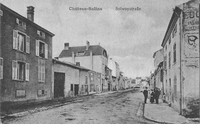 Cpa 57 Chateau Salins Solwaystrasse