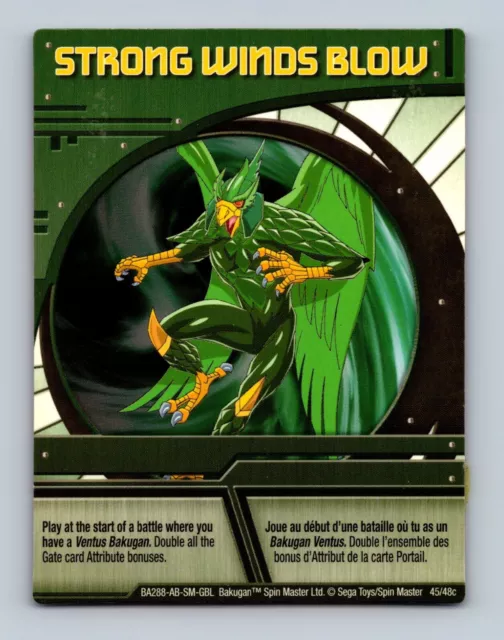 Bakugan Battle Brawlers MASQUERADE'S THROW Ability Card 29/48 BA161 2008