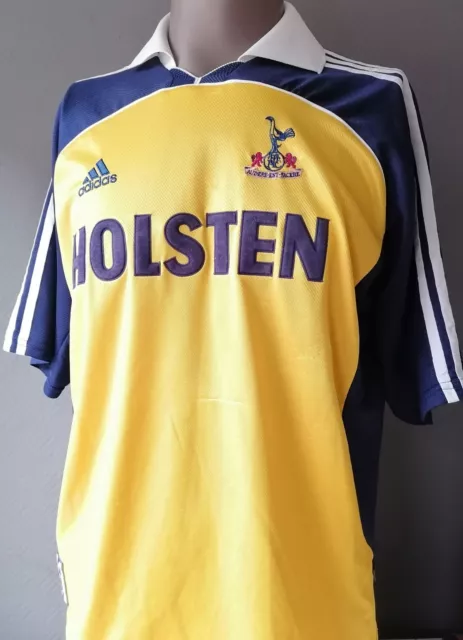 Tottenham ⚽Hotspur⚽ Trikot L Saison 1999 / 2000 HOLSTEN Spurs London Gelb