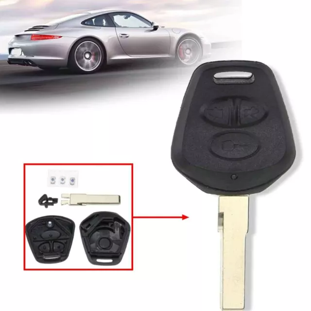 3 Tasten Remote Fob Key Case Shell Cover Passend für Porsche 911 996 Boxster S