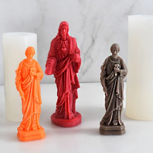 Bougie Moule Moule de cire d'art 3D Moule en silicone Fabrication de savon