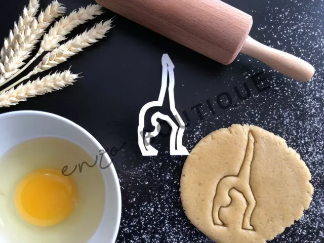 Gymnast Cookie Cutter 02 | Fondant Cake Decorating | UK Seller