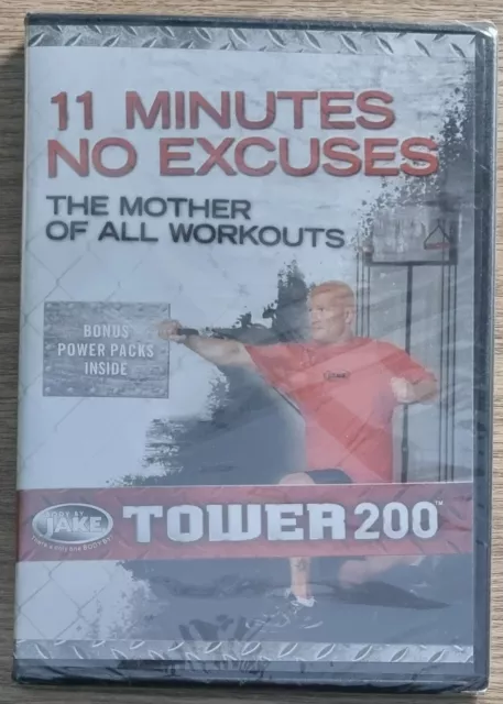 ^ Body by Jake: Tower200 - 11 Minutes, No Excuses ~ DVD ~ FREE postage!!