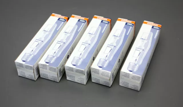 5 St. OSRAM Powerstar HQI-T 250W/N/SI Halogen-Metalldampflampe Neutral White E40