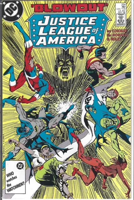 Justice League Of America #254 (Nm) High Grade Copper Age Dc Comic, Jla