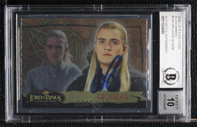 2006 Topps Lord of the Rings Evolution Legolas BAS Certified BGS Encased 04k8