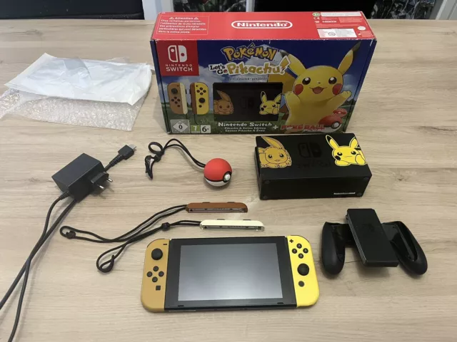 Console Nintendo Switch Collector Édition Pokemon Lets Go Pikachu Lir Descriptio