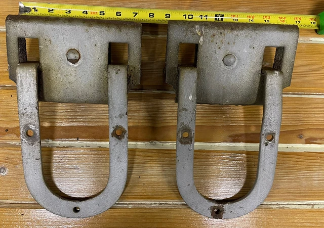 Pair of Vintage Horseshoe Barn Door Rollers