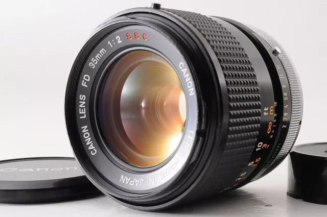 【Rare Concave "O" Excellent+】CANON FD 35mm F/2 SSC SSC Objectif Grand Angle...