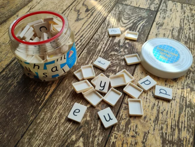 Early learning centre, ELC lowercase letter tiles, Learning 3+ 1990