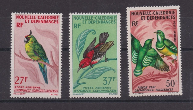 Timbre Monaco Poste Aérienne Série Oiseaux N°55 à 58 - Année 1955 - Neufs Sans Charnière