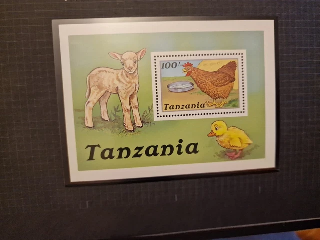 Tanzania 1988 Sg  Ms587 Domestic Animals Mnh