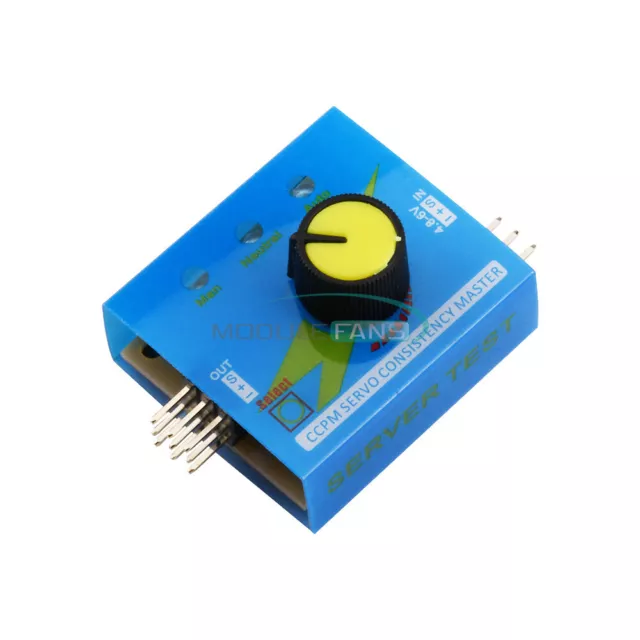 CCPM 3-Mode Steering Gear Tester ESC Servo Motor Adjustment for RC Helicopters