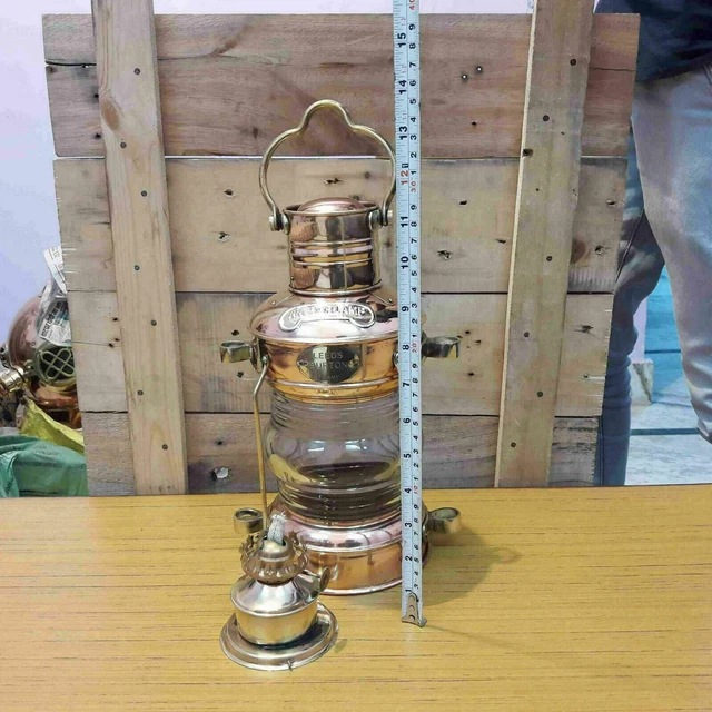 Lampe à fil à câble avec brûleur à pétrole lampes de bateau laiton