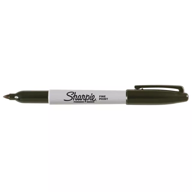 Sharpie Rotulador Permanente, Punta Fina, Black Ink, 1-Count