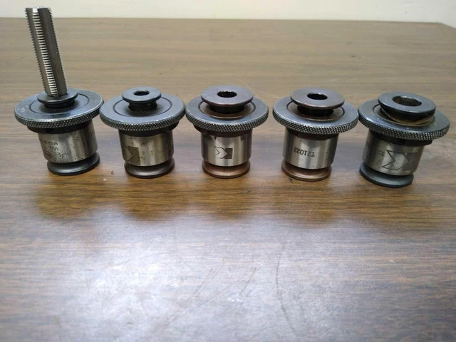 (5) Kennametal Bilz WE2 1/2" Tap Adapters, T21021, (2) T21022, T21018, T210288