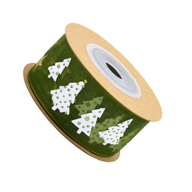 2x Diy Handwerk Bänder Organza Band Weihnachten Bogen Band 10