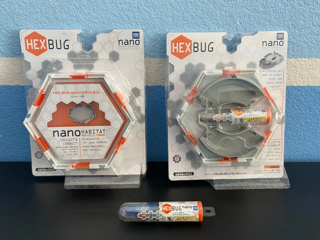 HEXBUG NANO Lot Collection - Stater Set, Habitat Hex Cells, Blue Hexbug HEXBUG NANO Lot Collection - Stater Set, Habitat Hex Cells, Blue Hexbug