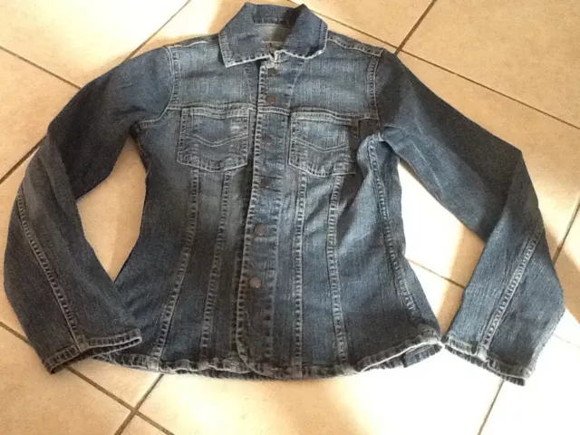 veste en jeans ober S M 14 ans