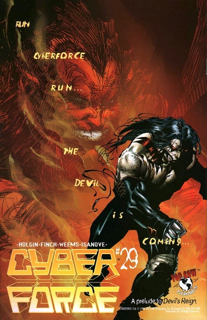 Top Cow Comic Book Weapon Zero Issue #9 (2nd Series, 1996) Superhero Sci-Fi 2