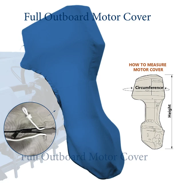 BARCA COMPLETO MOTORE Fuoribordo Motore Cover Per fino A 25-30HP Blu BARCA COMPLETO MOTORE Fuoribordo Motore Cover Per fino A 25-30HP Blu
