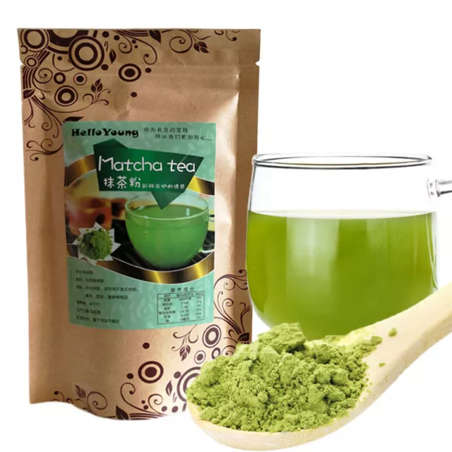 100g Japanese Matcha Green Tea Powder 100% Natural Organic Slimming Tea FOOD